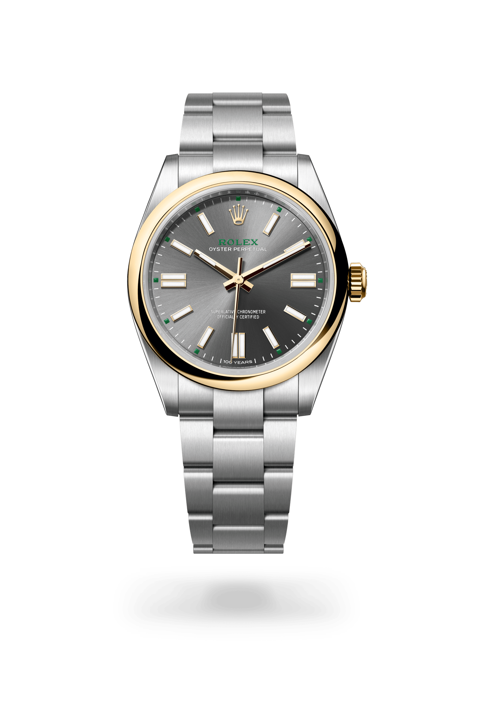 Rolex Oyster Perpetual 41, Yellow Rolesor, Slate dial 134303-0001