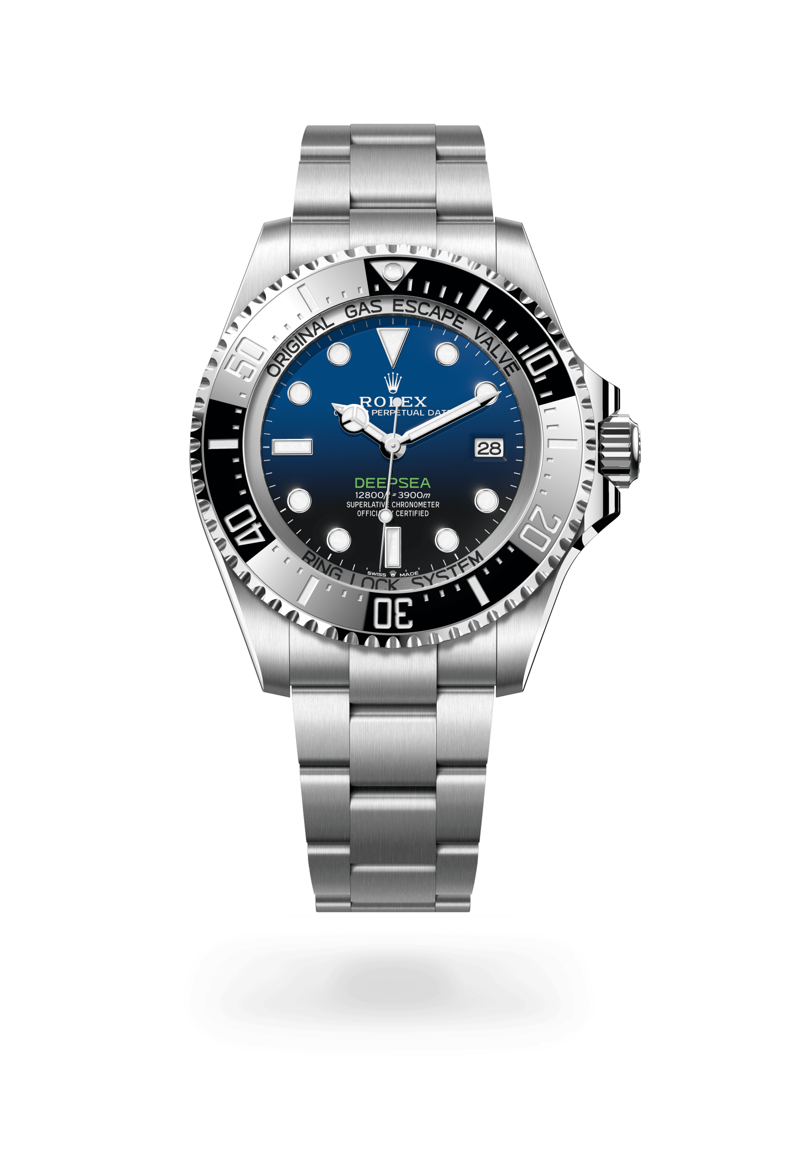 Oyster Perpetual Rolex Deepsea, 44 mm, Oystersteel, Oystersteel, D-blue gradient dial 136660-0005