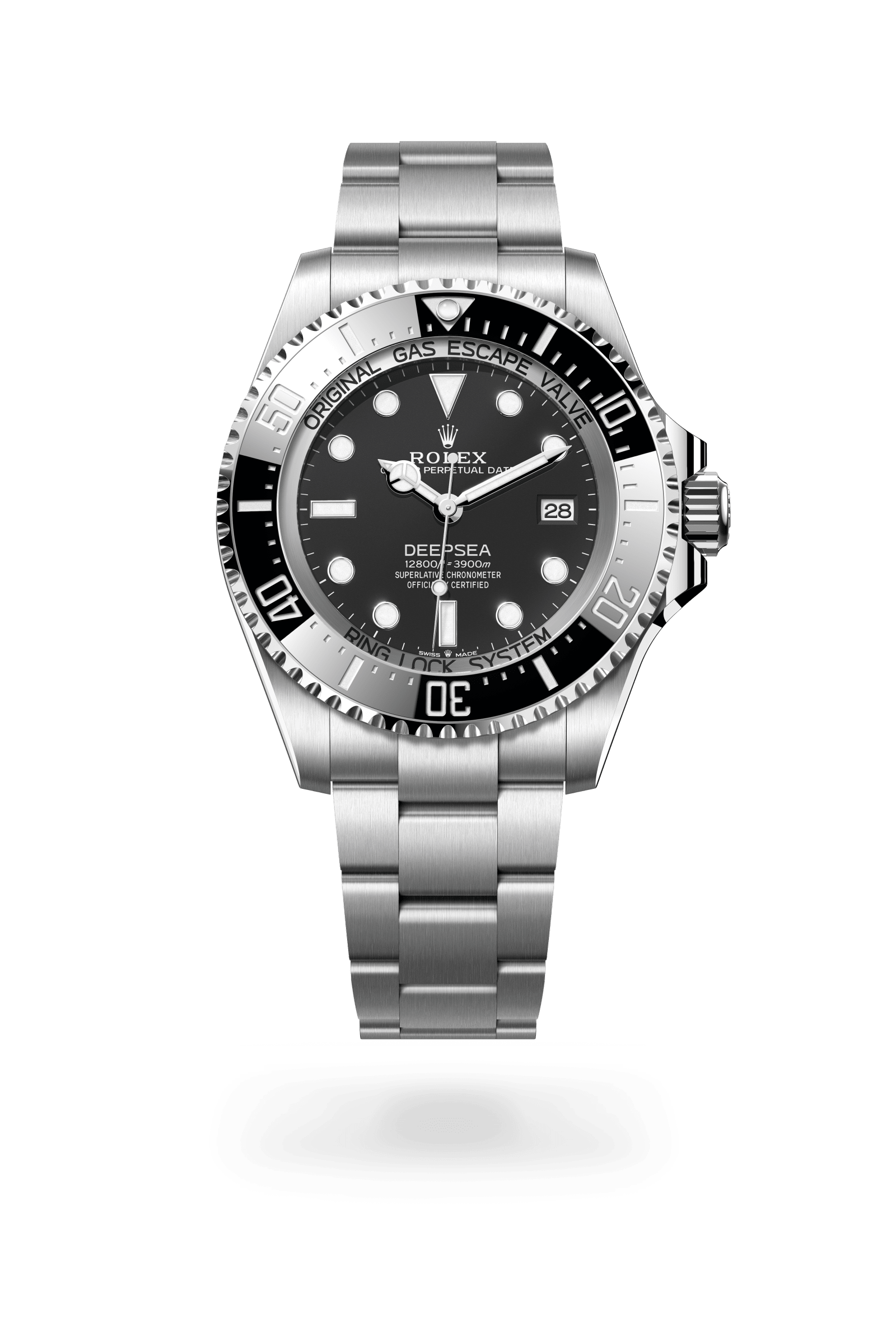 Oyster Perpetual Rolex Deepsea, 44 mm, Oystersteel, Oystersteel, Intense black dial 136660-0006