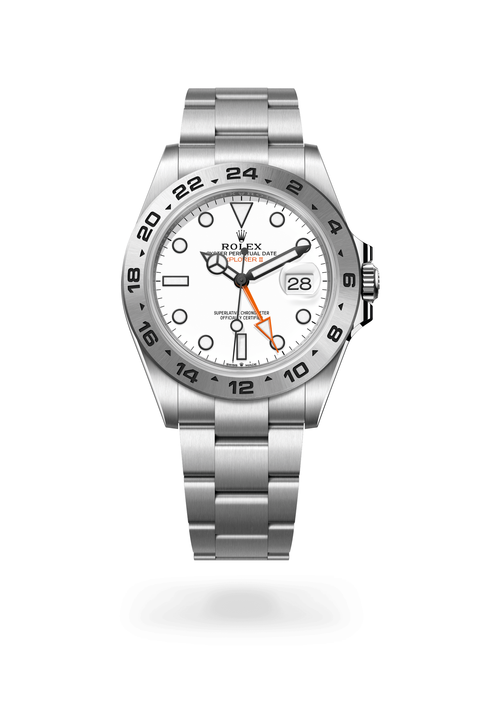 Rolex Explorer II Oyster, 42 mm, Oystersteel, Oystersteel, White dial 226570-0001