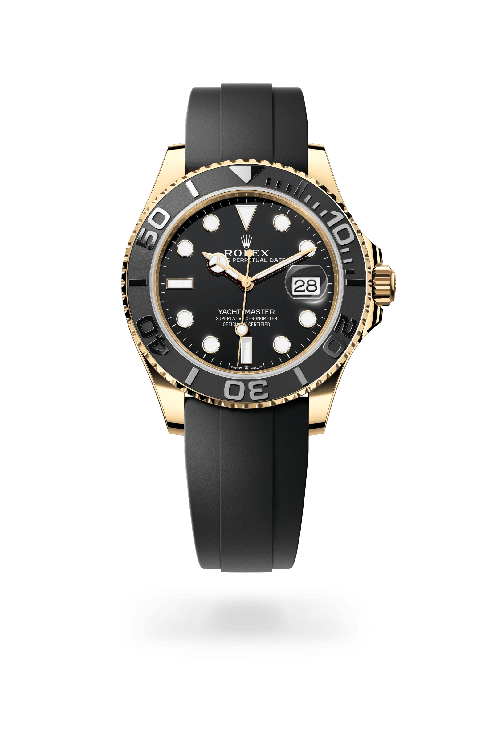 Rolex Oyster Perpetual Yacht-Master 42, 18 kt yellow gold, Black dial 226658-0001