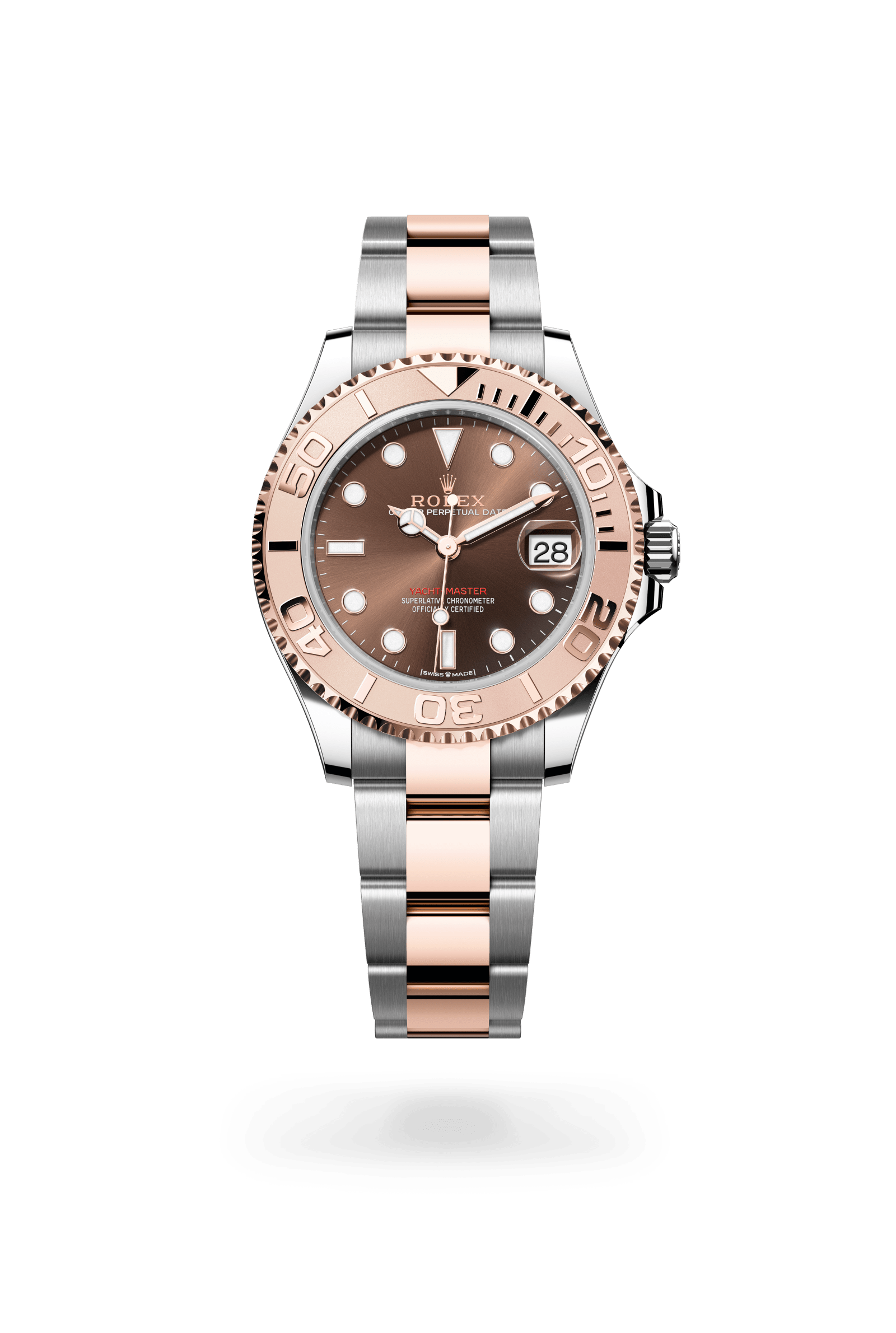 Rolex Oyster Perpetual Yacht-Master 37, Everose Rolesor, Chocolate dial 268621-0003