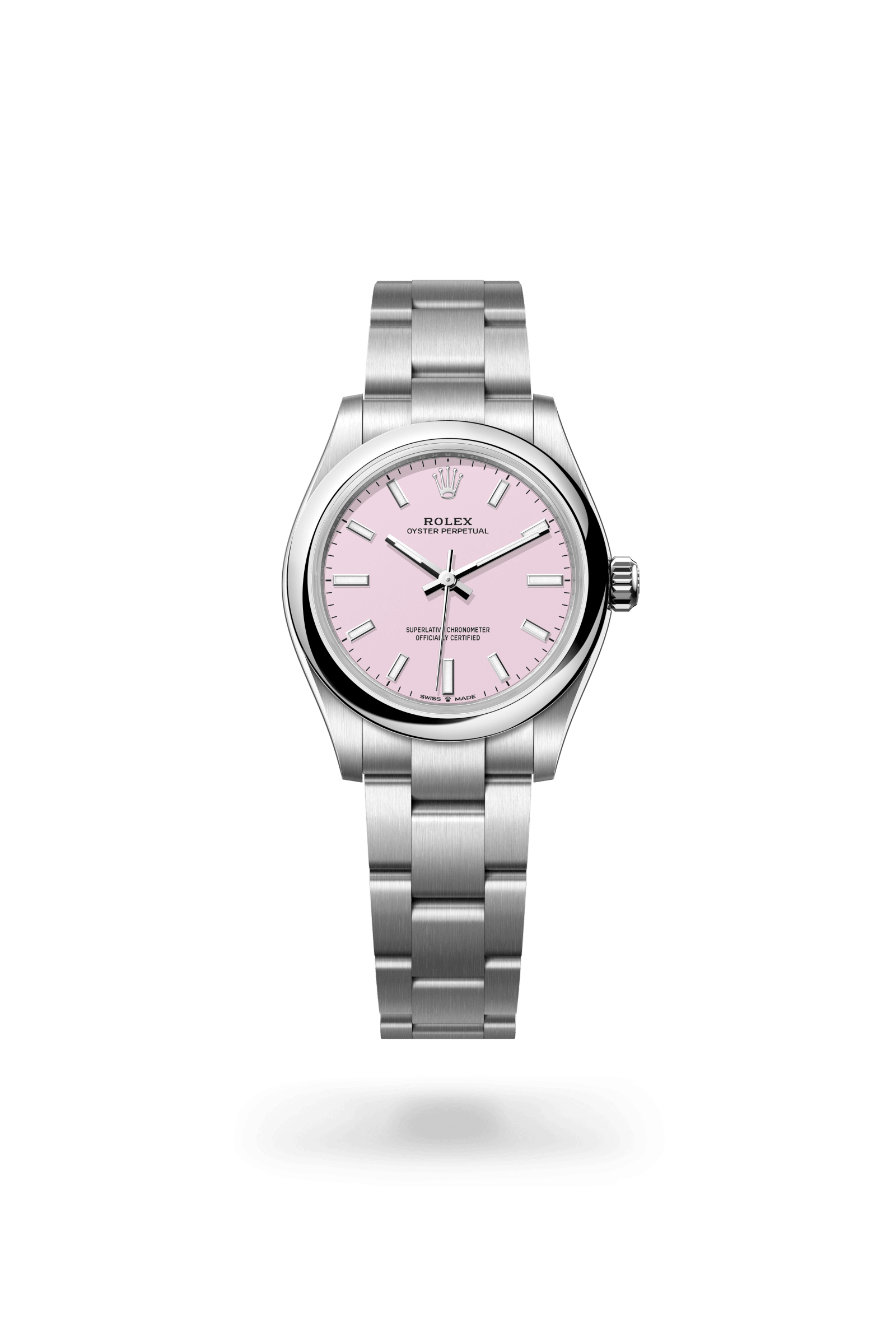 Rolex Oyster Perpetual 31, Oystersteel, Candy pink dial 277200-0009
