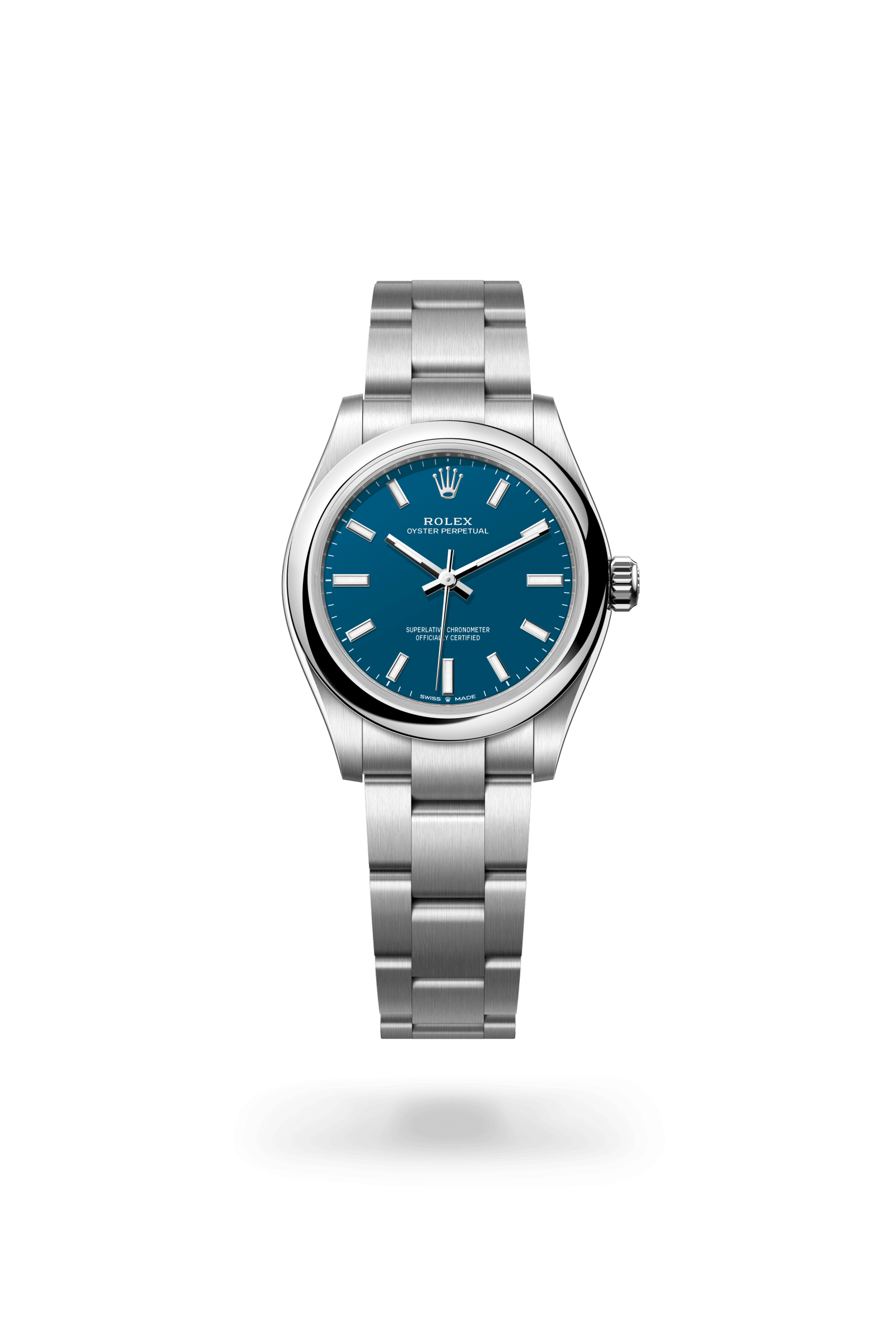 Rolex Oyster Perpetual 31, Oystersteel, Med blue dial 277200-0017