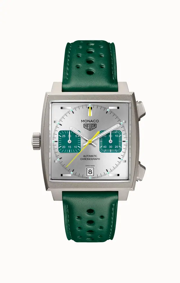 TAG Heuer Monaco Chronograph Racing Green CAW218E.FC6565