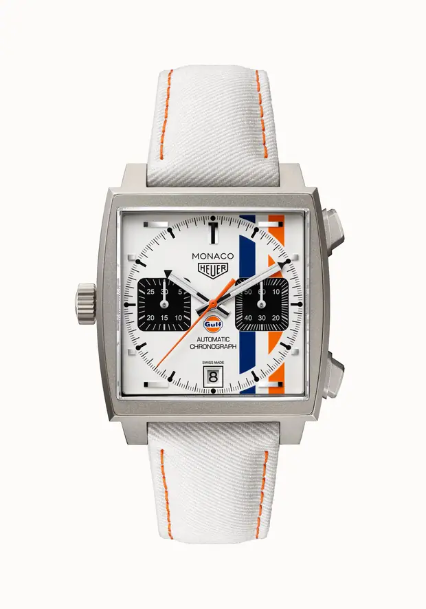 TAG Heuer Monaco Chronograph x Gulf CAW218G.EB0393