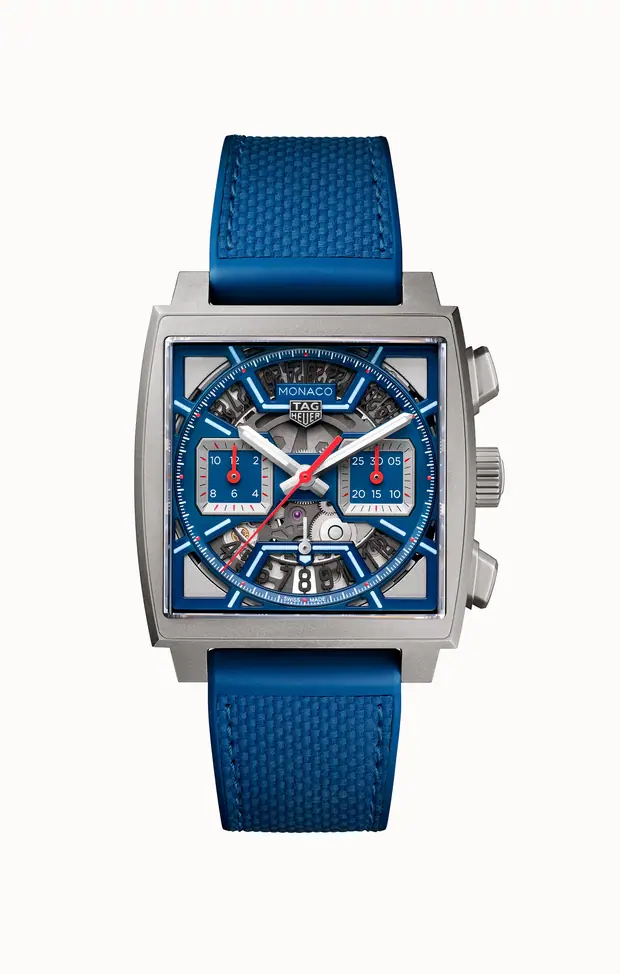 TAG Heuer Monaco Chronograph Automatic, 39 mm, Titanium, CBL2182.FT6235
