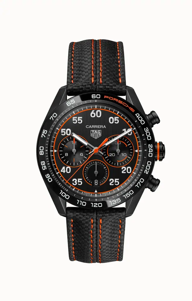 TAG Heuer Carrera Chronograph x Porsche Orange Racing CBN2A1M.FC6526