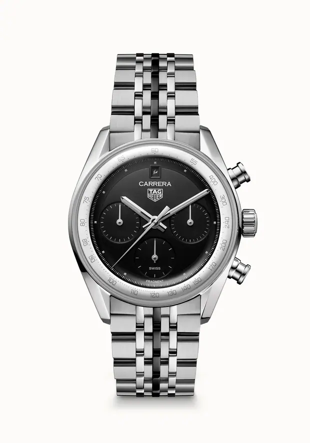 TAG Heuer Carrera Chronograph x fragment Limited Edition Automatic, 39 mm, Steel CBS221B.BA0045