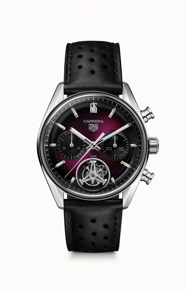 TAG Heuer Carrera Chronograph Tourbillon Automatic, 42 mm, Steel CBS5017.FC6605