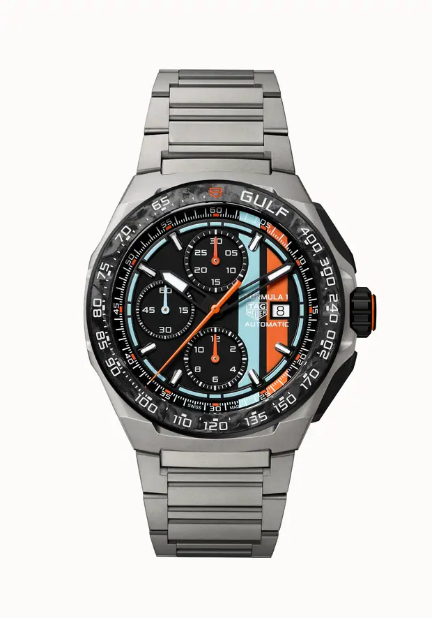 TAG Heuer Formula 1 Chronograph x Gulf CBZ208B.BF0009