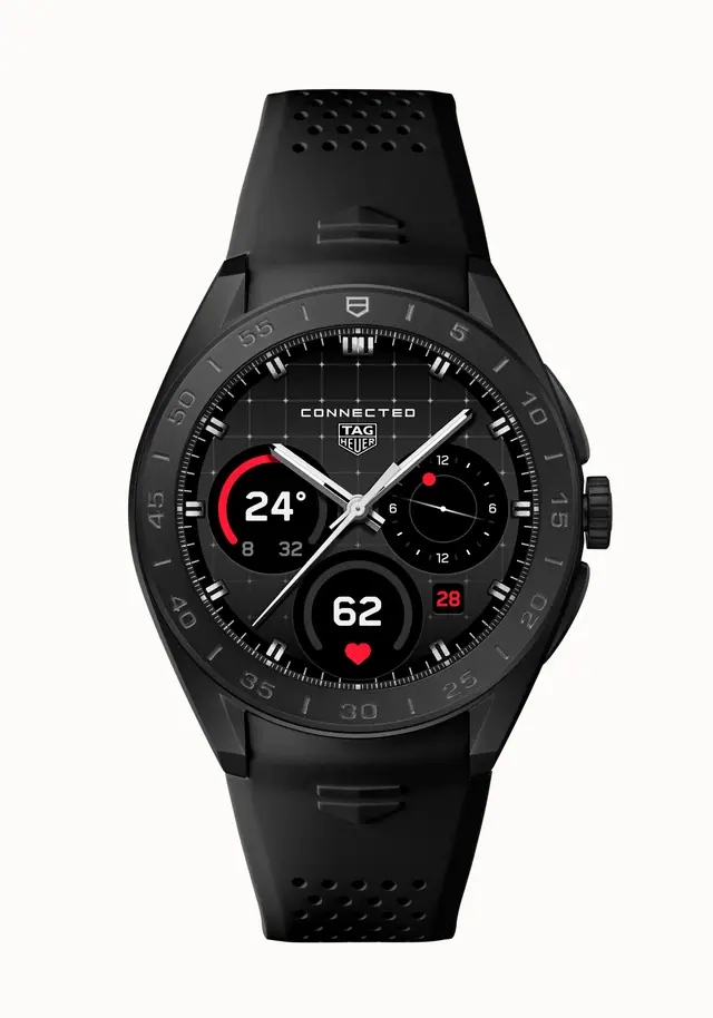 TAG Heuer Connected Calibre E5 45 mm, Titanium grade 2 coated with black DLC SBT8A80.BT6293