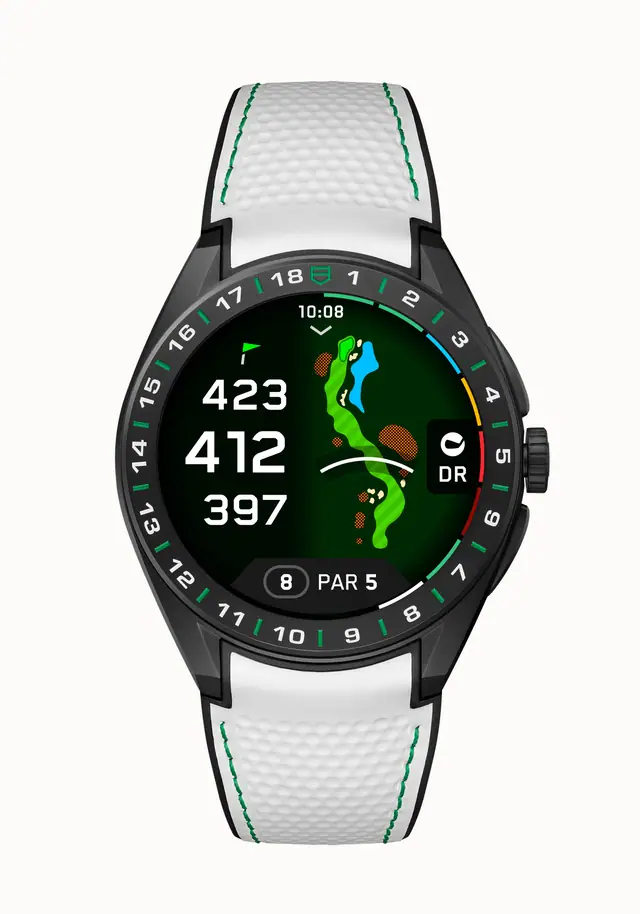 TAG Heuer Connected Calibre E5 Golf Edition 45 mm, Titanium grade 2 coated with black DLC SBT8A81.EB0335