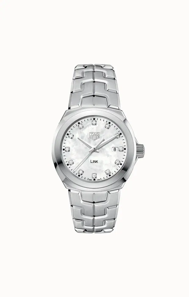 TAG Heuer Link Date Quartz, 32 mm, Steel, WBC1312.BA0600