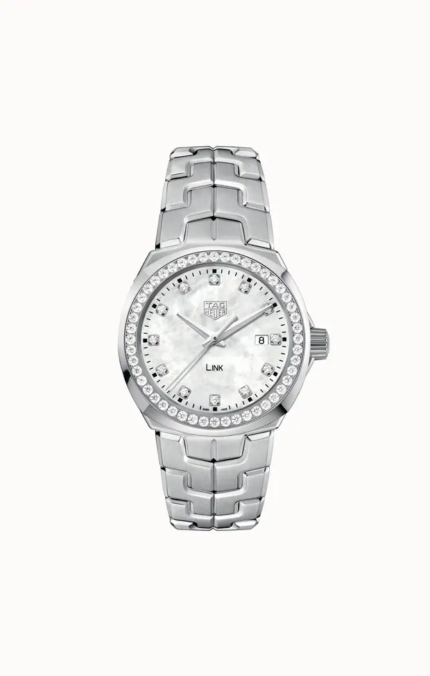 TAG Heuer Link Date Quartz, 32 mm, Steel, WBC1316.BA0600