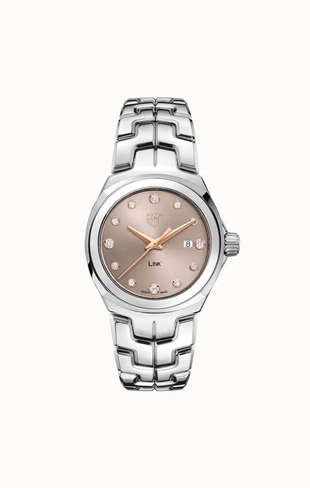 TAG Heuer Link Date Quartz, 32 mm, Steel, WBC131E.BA0649