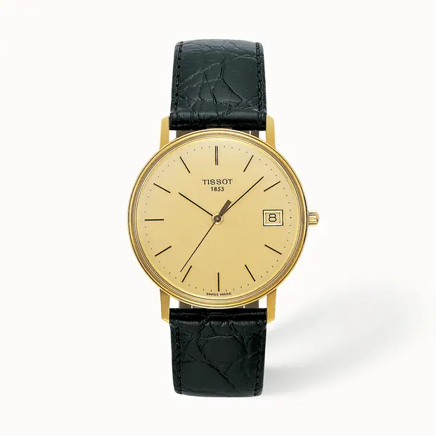 Tissot Goldrun Hesalite Gold 33.7mm, Goldrun T71.3.401.21