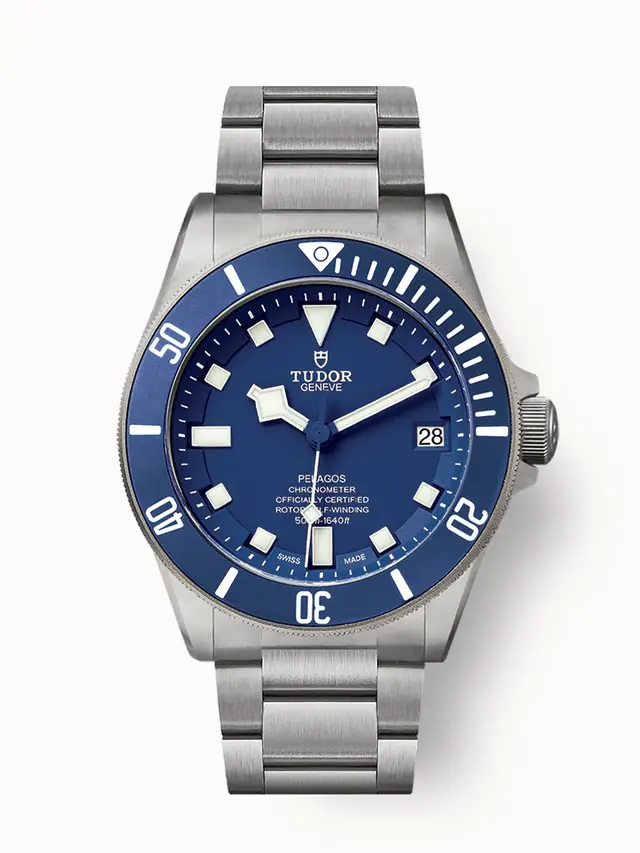 Tudor Pelagos, Ceramic matt blue disc, Titanium bracelet 25600TB-0001