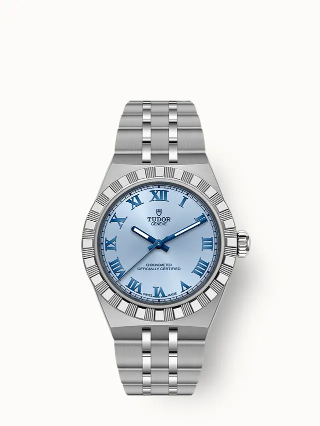 Tudor Royal, 30mm steel case, Light blue dial M2830A1A0-0004
