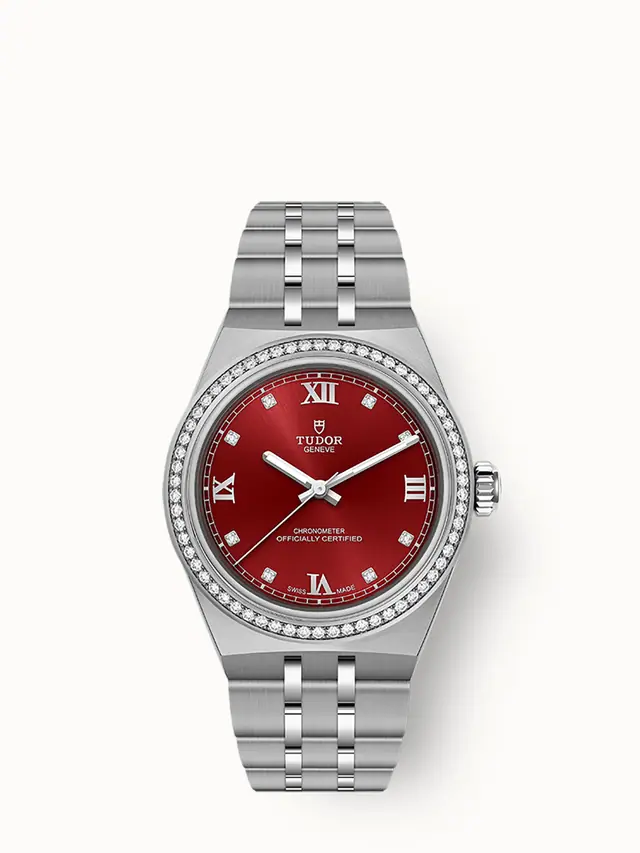 Tudor Royal, 30mm steel case, Burgundy dial M2830A1S0-0002