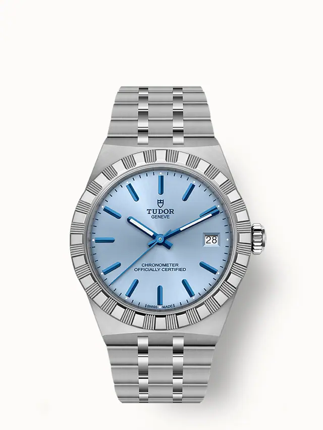 Tudor Royal, 36mm steel case, Light blue dial M2836C1A0-0106