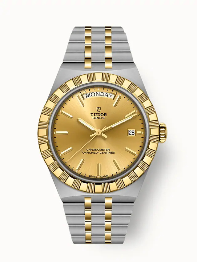Tudor Royal, 40mm steel and yellow gold case, Steel and yellow gold bracelet M2840D1A3-0002