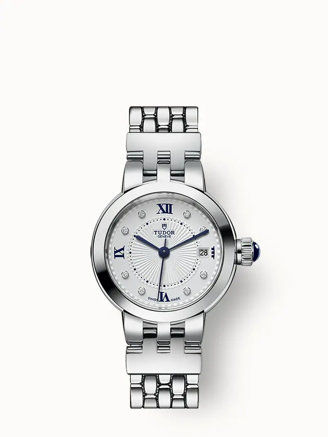 Tudor Clair de Rose, 26mm steel case, Steel bracelet 35200-0004