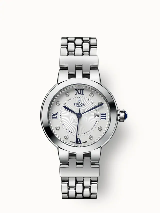 Tudor Clair de Rose, 30mm steel case, Steel bracelet 35500-0004