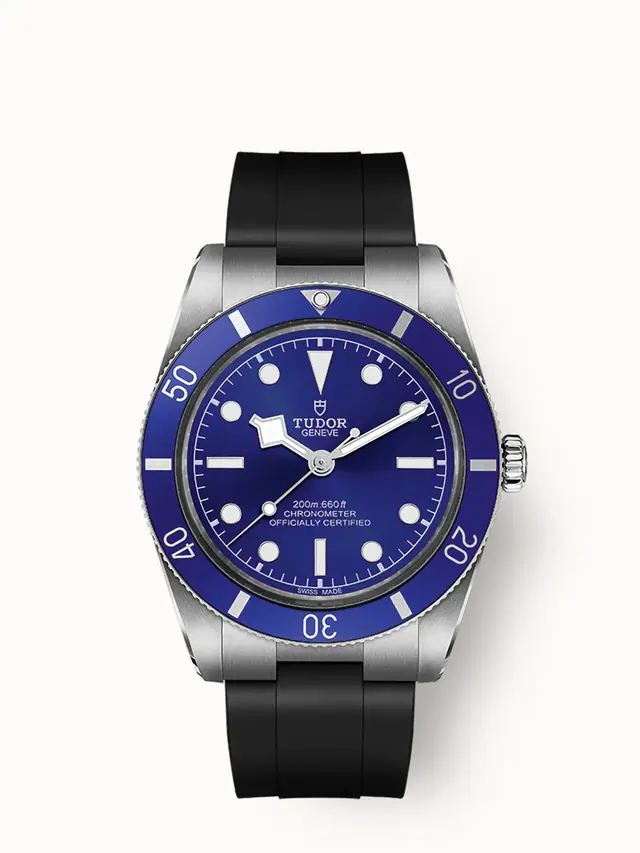 Tudor Black Bay 54, 37mm steel case, Black rubber strap M79000B-0002