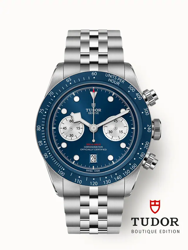 Tudor Black Bay Chrono, 41mm steel case, Steel bracelet M79360B-0002