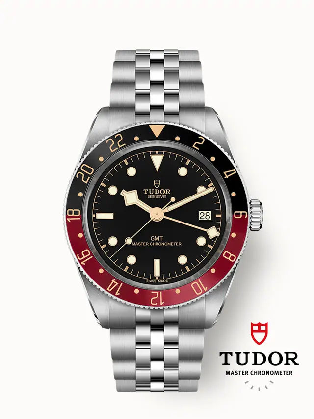 Tudor Black Bay 58 GMT, 39mm steel case, Black and burgundy bezel M7939G1A0NRU-0003