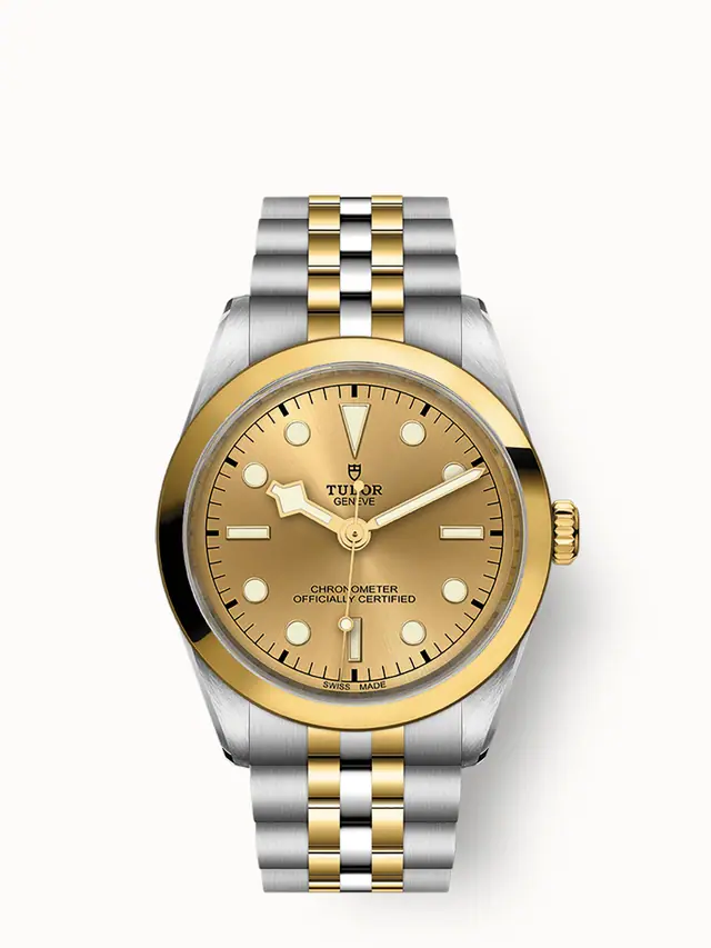 Tudor Black Bay One 36 S&G, 36mm steel and yellow gold case, Yellow gold bezel 79643-0005