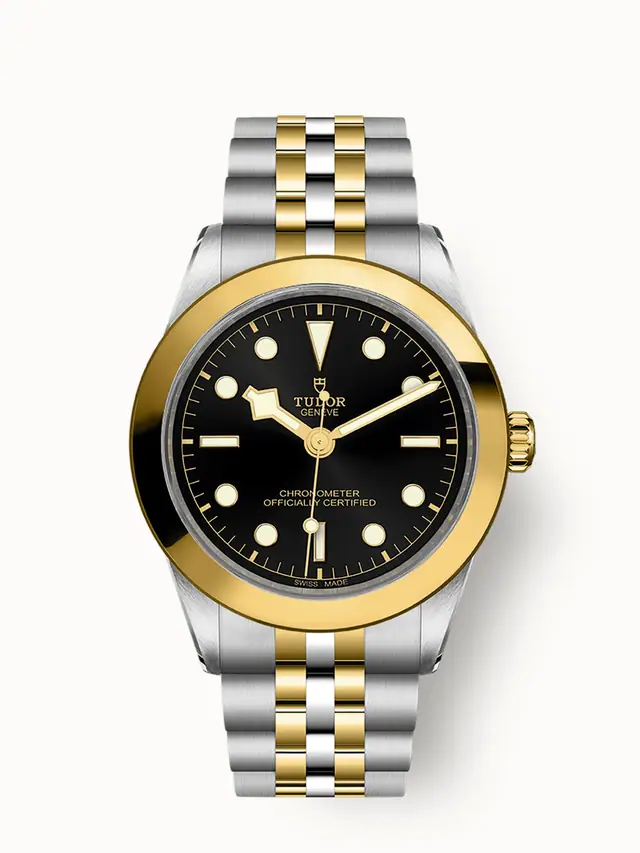Tudor Black Bay One 39 S&G, 39mm steel case, Yellow gold bezel 79663-0001