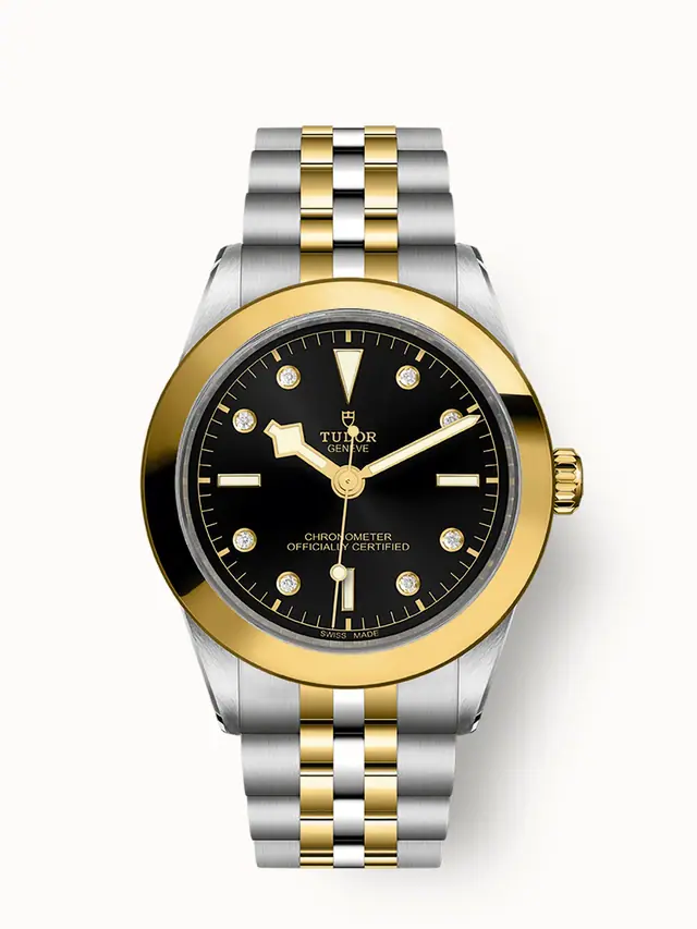 Tudor Black Bay One 39 S&G, 39mm steel case, Diamond-set dial 79663-0006