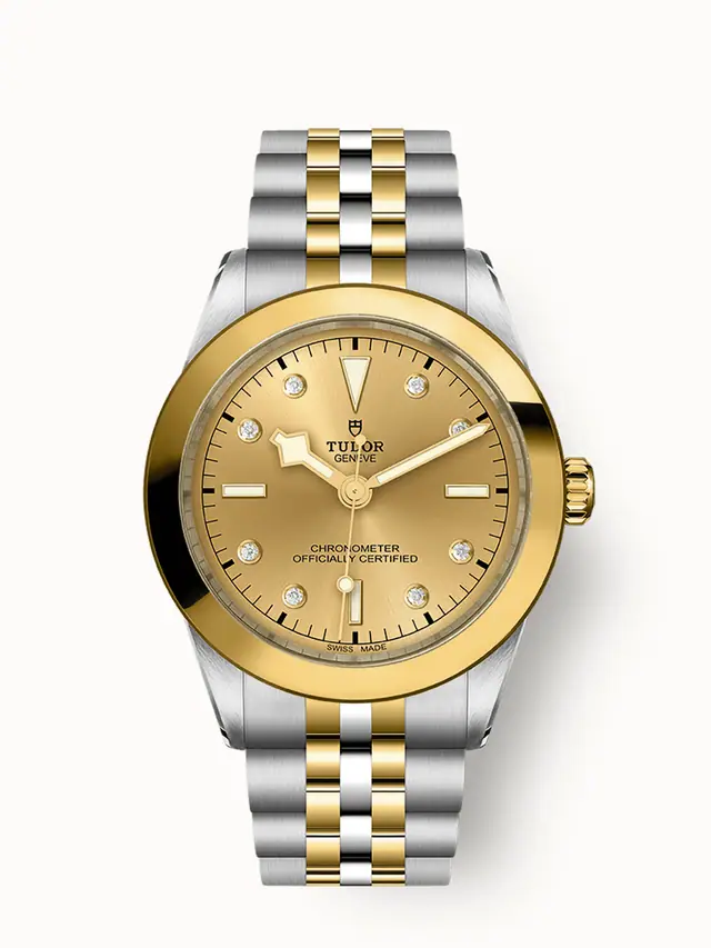 Tudor Black Bay One 39 S&G, 39mm steel case, Diamond-set dial 79663-0008