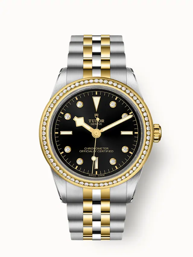 Tudor Black Bay One 39 S&G, 39mm steel case, Diamond-set dial 79673-0005