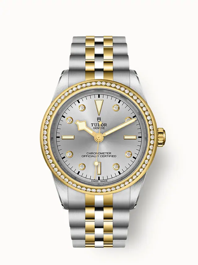 Tudor Black Bay One 39 S&G, 39mm steel case, Diamond-set dial 79673-0006
