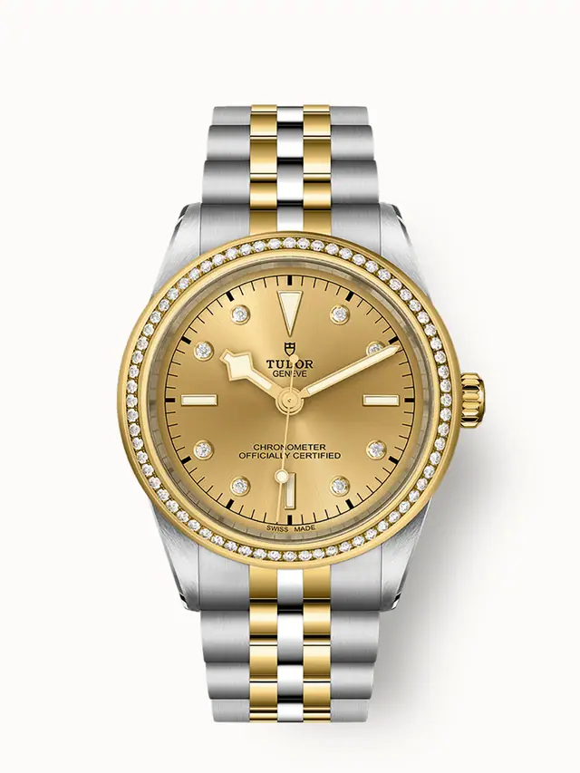 Tudor Black Bay One 39 S&G, 39mm steel case, Diamond-set dial 79673-0007