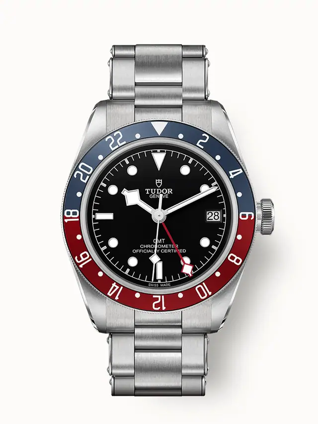 Tudor Black Bay GMT, 41mm steel case, Rivet steel bracelet 79830RB-0001