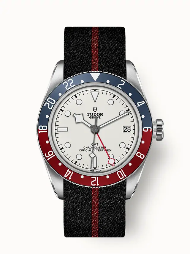 Tudor Black Bay GMT, 41mm steel case, Fabric strap 79830RB-0012