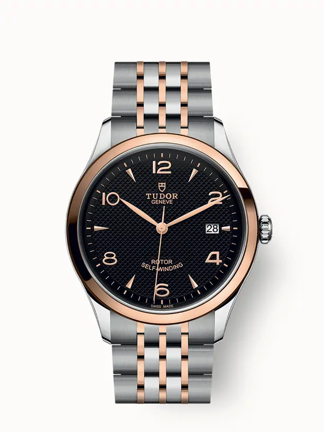 Tudor 1926, 39mm steel case, Steel and rose gold bracelet 91551-0003