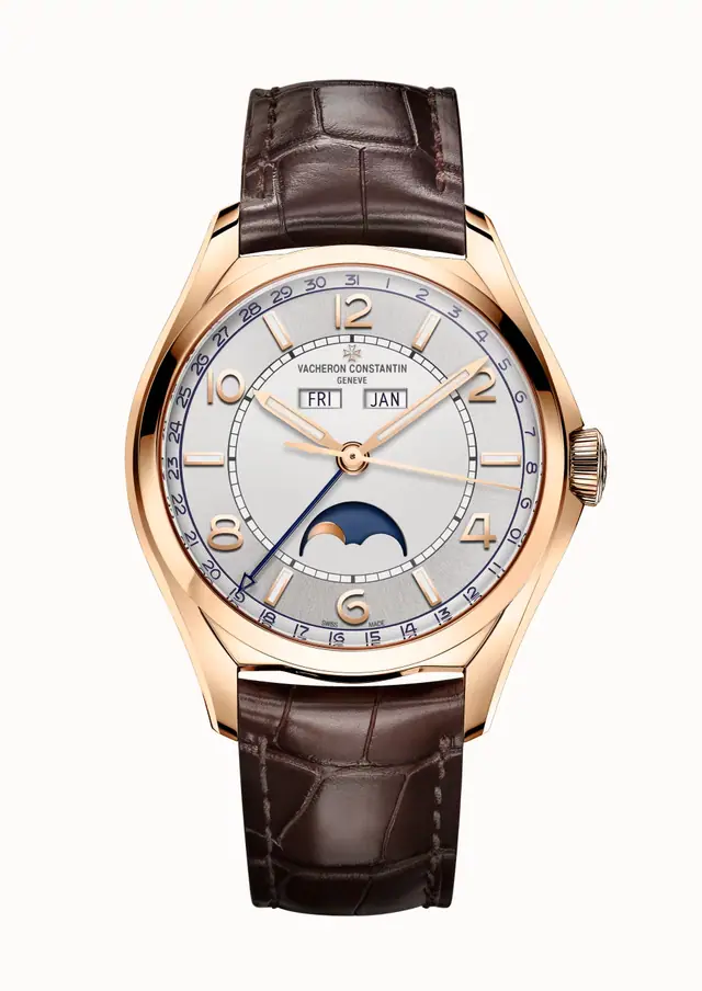 Vacheron Constantin Fiftysix complete calendar, 4000E/000R-B438 40 mm Pink Gold