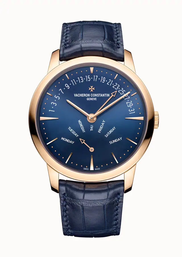 Vacheron Constantin Patrimony retrograde day-date, 4000U/000R-B516 42.5 mm Pink Gold