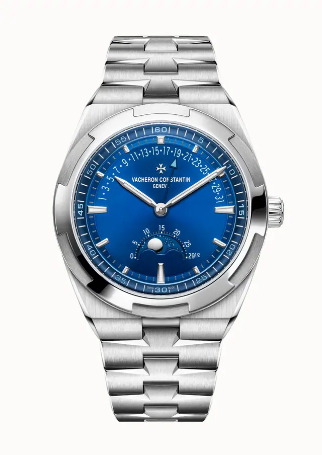 Vacheron Constantin Overseas moon phase retrograde date 4000V/210A-B911