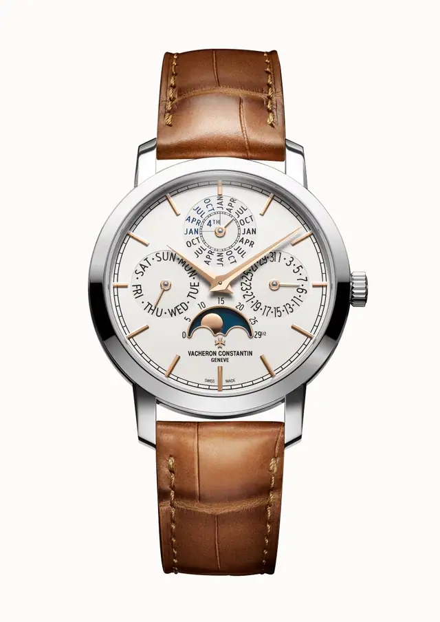 Vacheron Constantin Traditionnelle perpetual calendar ultra-thin, 4300T/000G-H106 36.5 mm White Gold