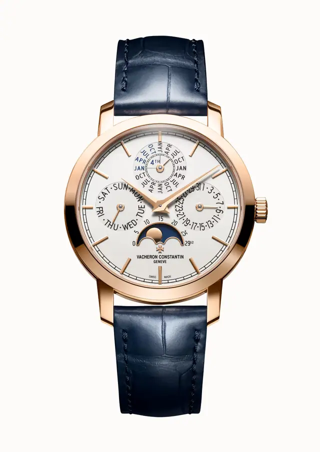 Vacheron Constantin Traditionnelle perpetual calendar ultra-thin, 4300T/000R-H107 36.5 mm Pink Gold