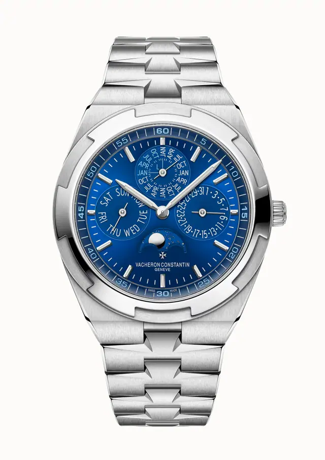 Vacheron Constantin Overseas perpetual calendar ultra-thin, 4300V/220G-B945 41.5 mm White Gold