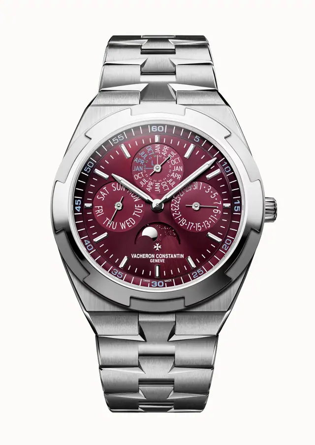Vacheron Constantin Overseas perpetual calendar ultra-thin, 4300V/220G-H151 41.5 mm White Gold