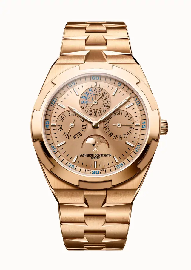 Vacheron Constantin Overseas perpetual calendar ultra-thin, 4300V/220R-H144 41.5 mm Pink Gold