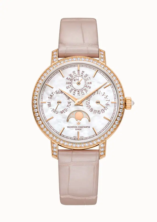 Vacheron Constantin Traditionnelle perpetual calendar ultra-thin, 4305T/000R-B947 36.5 mm Pink Gold